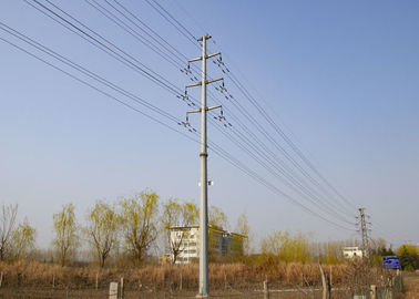 Doppelter/einzelner Stromkreis-Freileitungsmast, kundengebundener Stahl-Pole-Turm