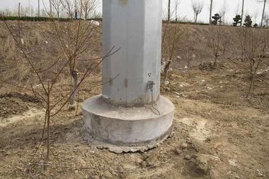 110KV galvanisierter Röhren- Stahl-Pole, hohe Mast-Kraftübertragung Monopole