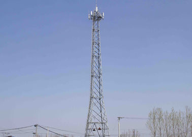 100M Kommunikationsnetz-Winkeleisen-Telekommunikations-Turm, selbsttragende Kommunikations-Radioturm HDG