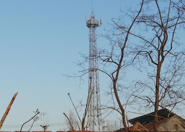 100M Kommunikationsnetz-Winkeleisen-Telekommunikations-Turm, selbsttragende Kommunikations-Radioturm HDG