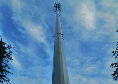 Überschneidener Monopole Telekommunikations-Stahl-Turm G/M achteckiger