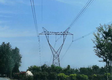 ISO1461 Galvanization Steel Lattice Transmission Tower